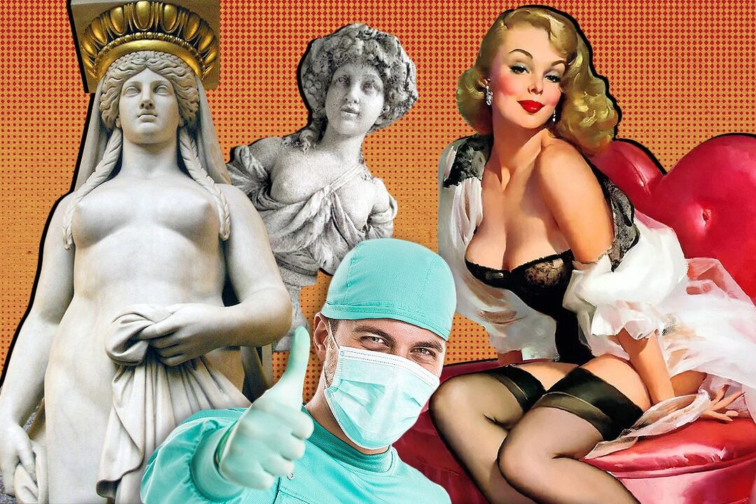 Símbolos de médicos e beleza